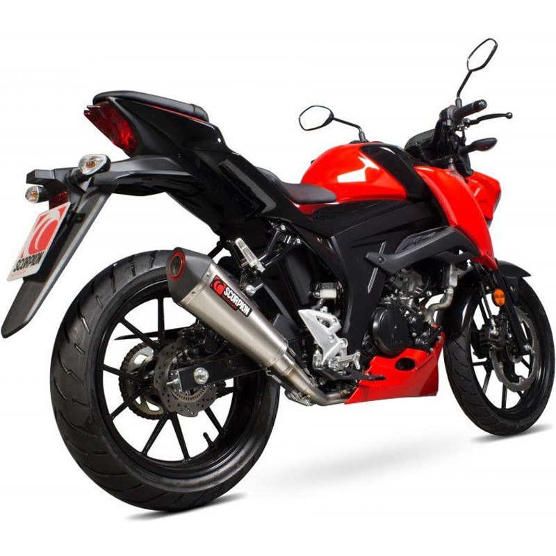 RSI124SEO Serket テーパーフルシステム ステンレススリーブ Suzuki GSX-S 125 2017 - 2018 1個 Scorpion (スコーピオン) 【通販モノタロウ】