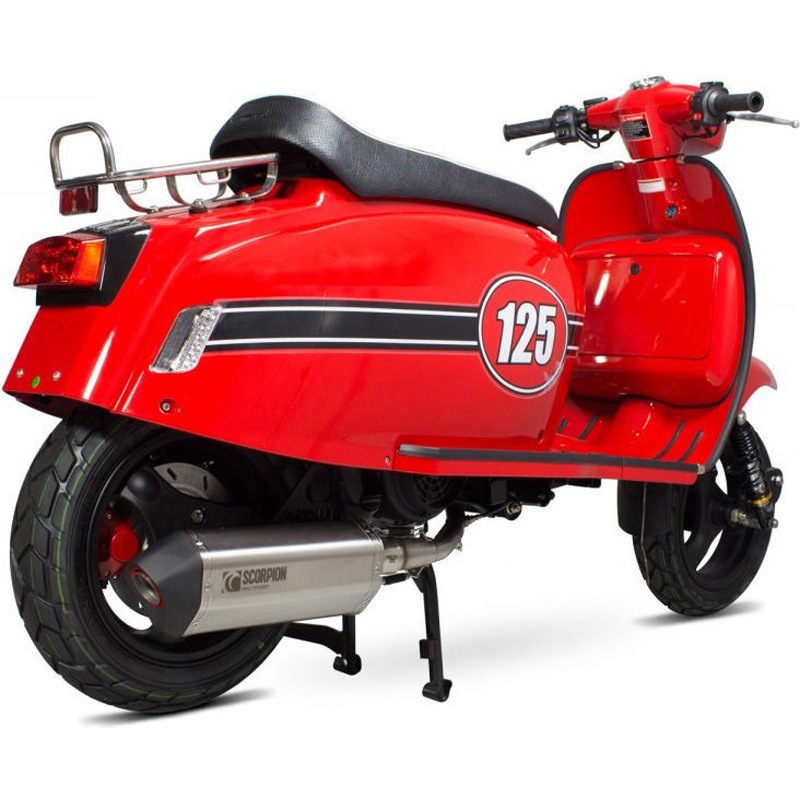 RSM54SEO Serket フルシステム ステンレススリーブ EC 公認 Scorpion (スコーピオン) 適合車種Scomadi TL125 (2017-2018)   RSM54SEO