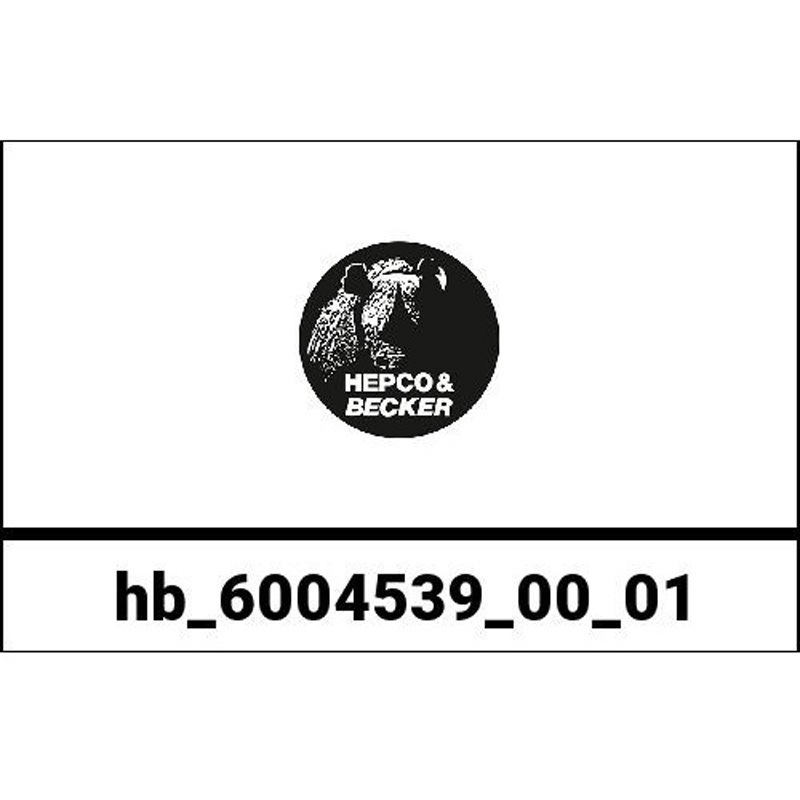 6004539 00 01 Solorack ソロラック (バックレスト無し) ブラック Yamaha XV 950 / R 1個 HEPCO&BECKER (ヘプコ&ベッカー) 【通販モノタロウ】