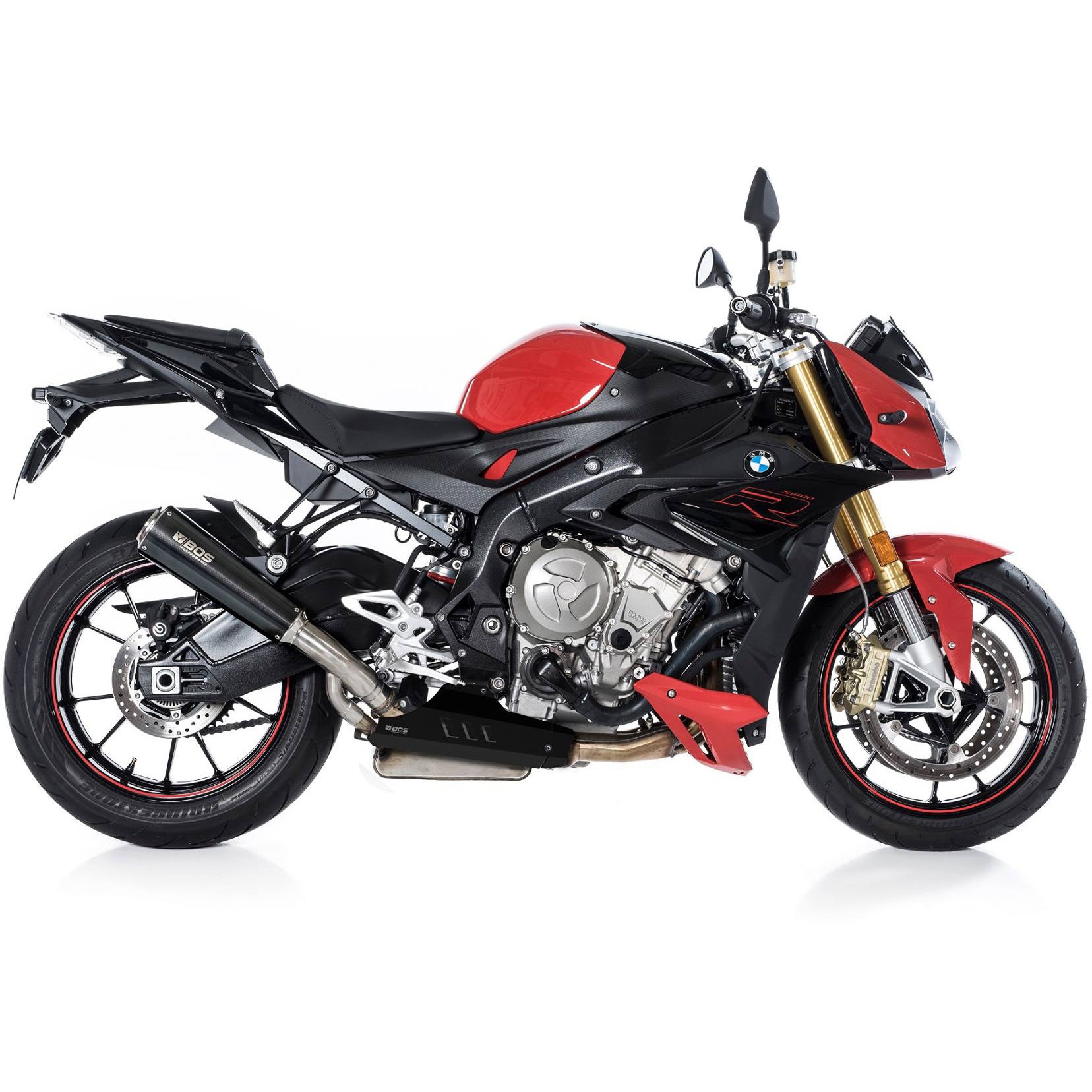 1700011CS SSEC RR スリップオンエキゾースト EG (Euro 4) カーボンスチール BMW S 1000 R 2017- | 1700011CS 1個 BOS (ボス) 【通販モノタロウ】