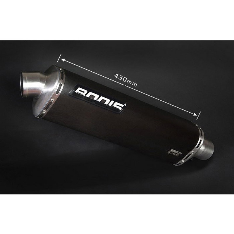 KZZR1400-008 Three-Tec フルシステムレーシングマフラー 4in1 (VRキャタライザー)   ステンレスブラック for ZZR1400 ( 1個 BODIS (ボディス) 【通販モノタロウ】