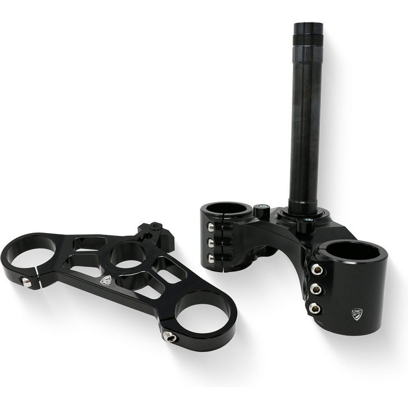 PS526B Triple clamps Ducati 1098 1198 Φ53-56 mm - Adjustable offset ブラック 1個 CNC Racing (シーエヌシーレーシング) 【通販モノタロウ】