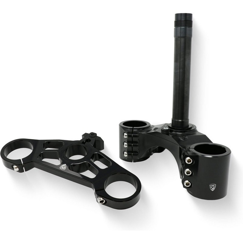 PS513B Triple clamps Ducati 848 Φ53-53 mm - Adjustable offset ブラック 1個 CNC Racing (シーエヌシーレーシング) 【通販モノタロウ】