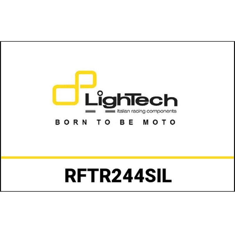 RFTR244SIL Up&Down - Kit Support For Foot Peg LIGHTECH (ライテック) シルバー色   RFTR244SIL