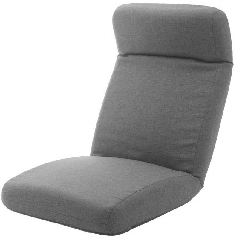 A1119r-625GRY 和楽チェア 低反発 セルタン デニム調アッシュグレー色 高さ13.5cm幅65.5cm奥行き68.5cm  A1119r-625GRY