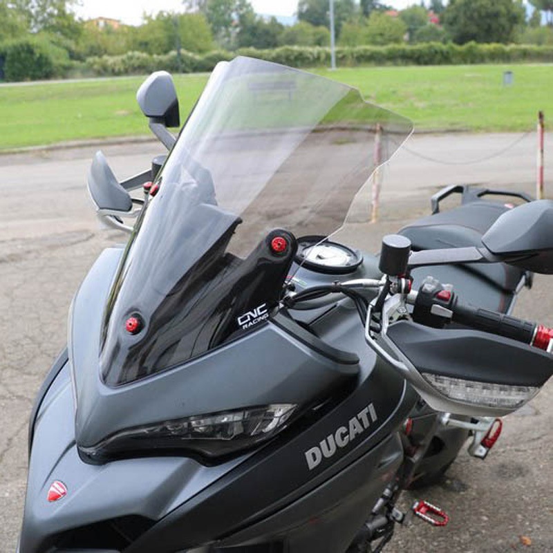 WS351LS Windscreen Ducati Multistrada Touring - Smoke Smoke 1個 CNC Racing (シーエヌシーレーシング) 【通販モノタロウ】