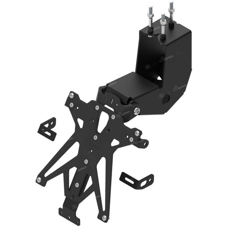 TARAP108B3 アジャスタブルナンバープレートホルダー LIGHTECH (ライテック) 適合車種APRILIA Dorsoduro900 (2019-2019)   TARAP108B3