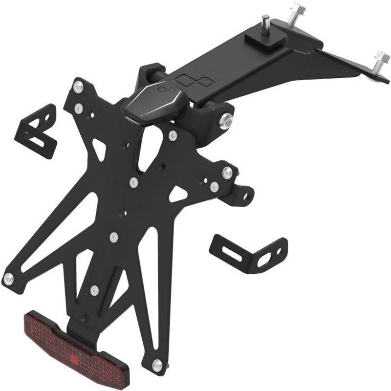 KTARAP107A1 アジャスタブルナンバープレートホルダーキット LIGHTECH (ライテック) 適合車種APRILIA RSV4 (2009-2020) TuonoV4 (2011-2020)   KTARAP107A1