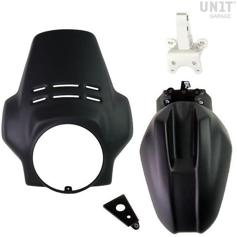 2027+2028_Matt-Black ウインドシールド Fenouil+フロントフェンダー nineT Scrambler-Pure | 2027-2028 1個 UnitGarage (ユニットガレージ) 【通販モノタロウ】
