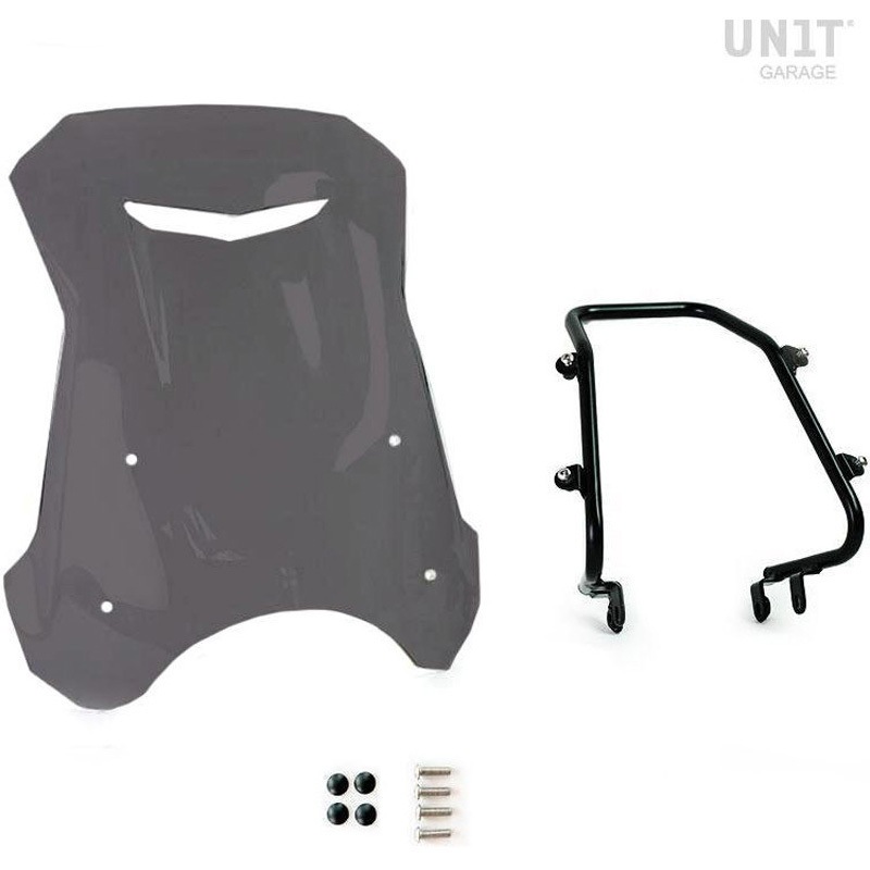 3105-Dark-smoke ウインドシールド with GPS support for Triumph 1200 XC-XE | 3105 1個 UnitGarage (ユニットガレージ) 【通販モノタロウ】