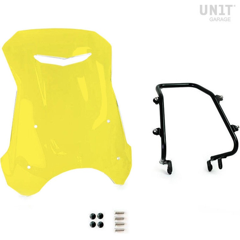 3105-Yellow ウインドシールド with GPS support for Triumph 1200 XC-XE | 3105 1個 UnitGarage (ユニットガレージ) 【通販モノタロウ】