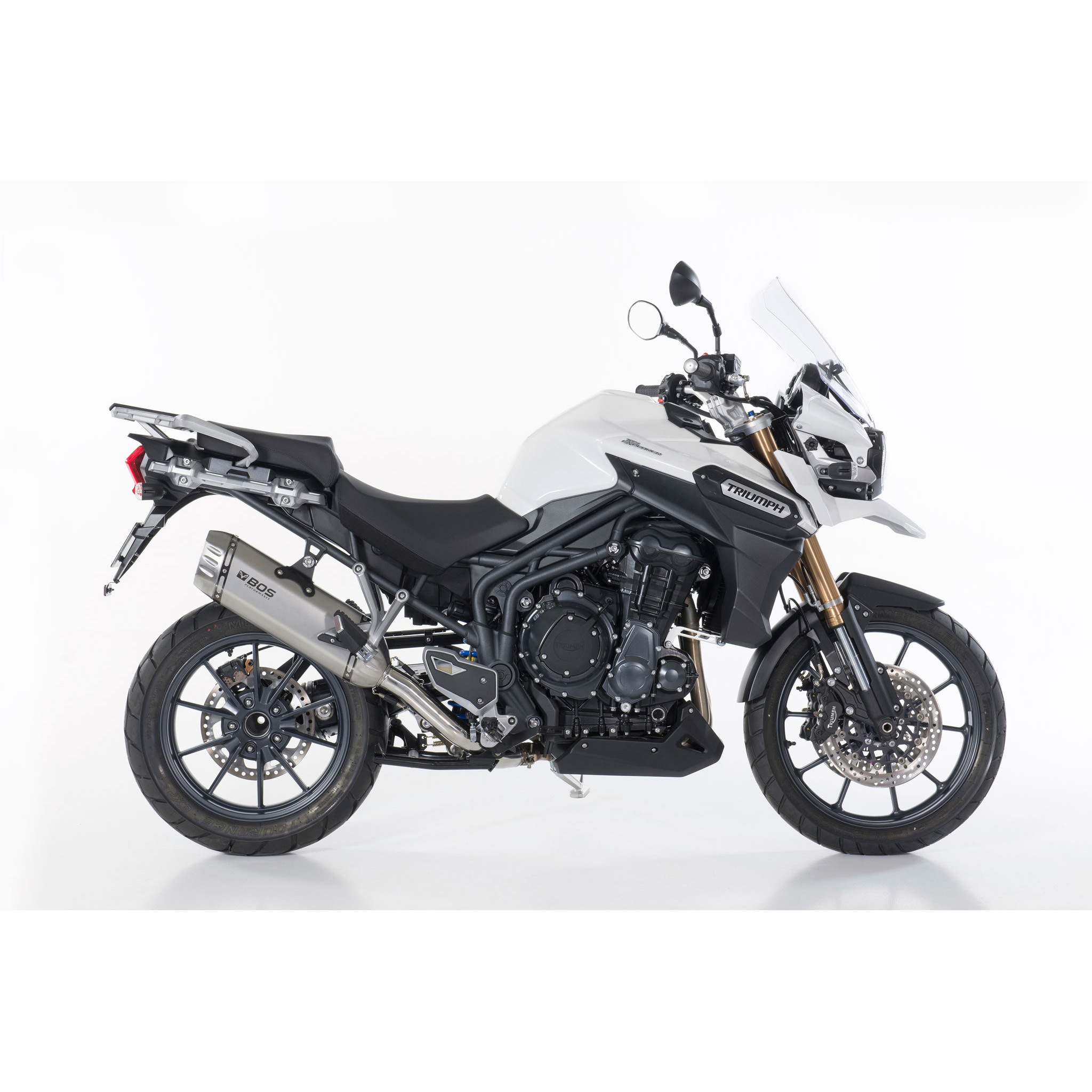 1240812SM エキゾースト Desert Fox ステンレスマット - スリップオン TRIUMPH Tiger Explorer (2012-) 1個 BOS (ボス) 【通販モノタロウ】