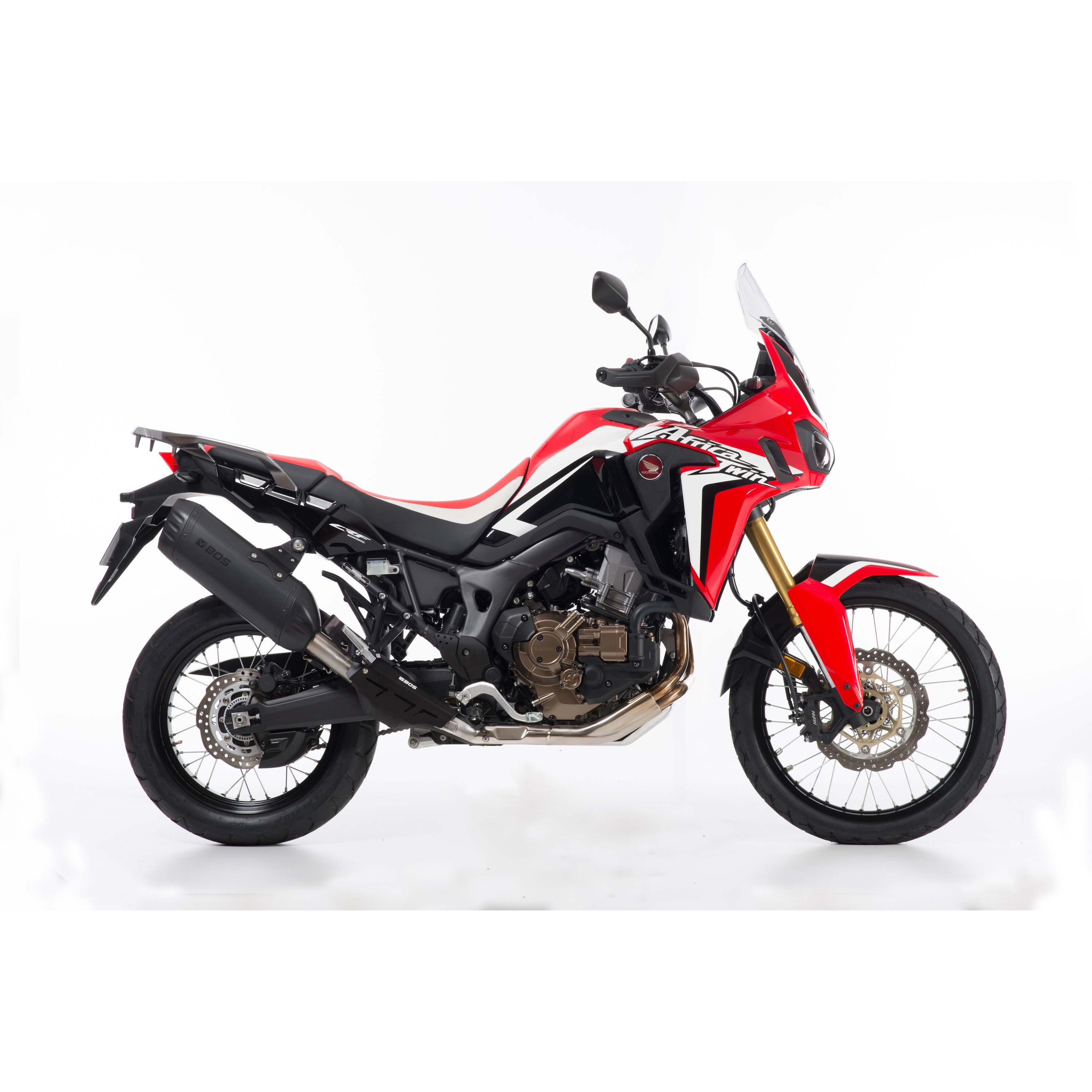 1640210B エキゾースト Desert Fox ブラックエディション - スリップオン HONDA CRF 1000 Africa Twin (2016-) 1個 BOS (ボス) 【通販モノタロウ】