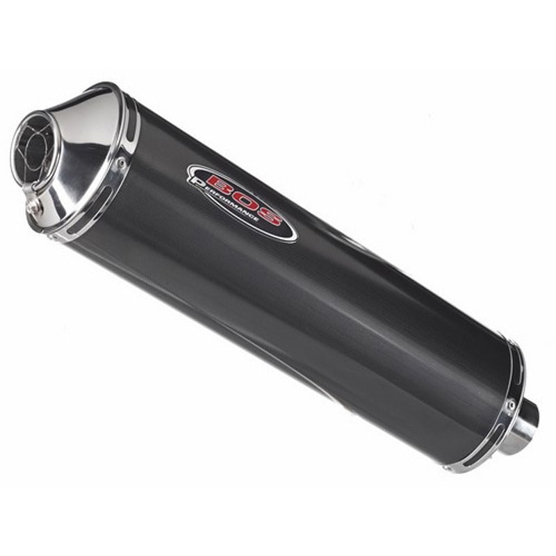 0510565CS エキゾースト オーバル 120CS カーボン スチール - スリップオン SUZUKI GSF 650 Bandit (2005-2006) 1個 BOS (ボス) 【通販モノタロウ】