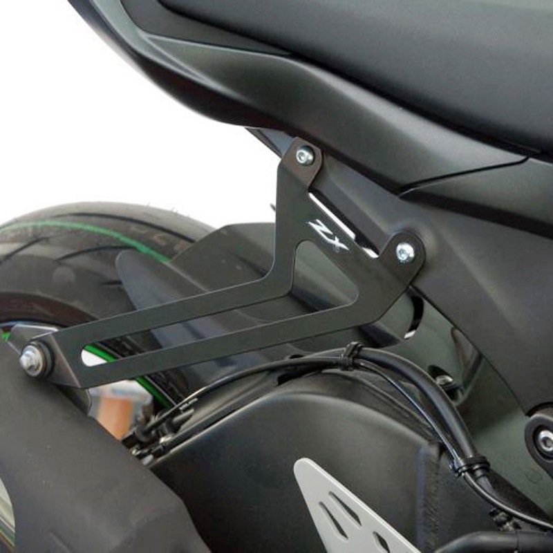 KZX10R-046 エキゾーストブラケット ステンレスブラック Powder-Coated