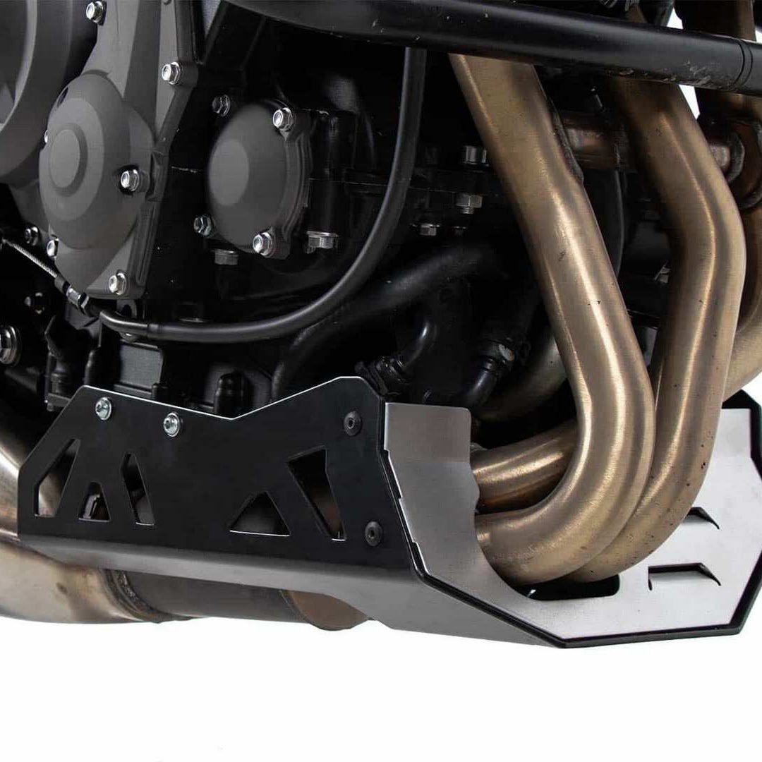 8107612 00 91 エンジンアンダーガード， シルバー/ブラック， Triumph トライデント660 1個 HEPCO&BECKER (ヘプコ&ベッカー) 【通販モノタロウ】 32,487円