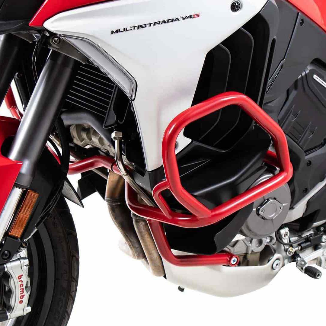 5017614 00 04 エンジンガード レッド DUCATI ムルティストラーダ V4 1個 HEPCO&BECKER (ヘプコ&ベッカー) 【通販モノタロウ】