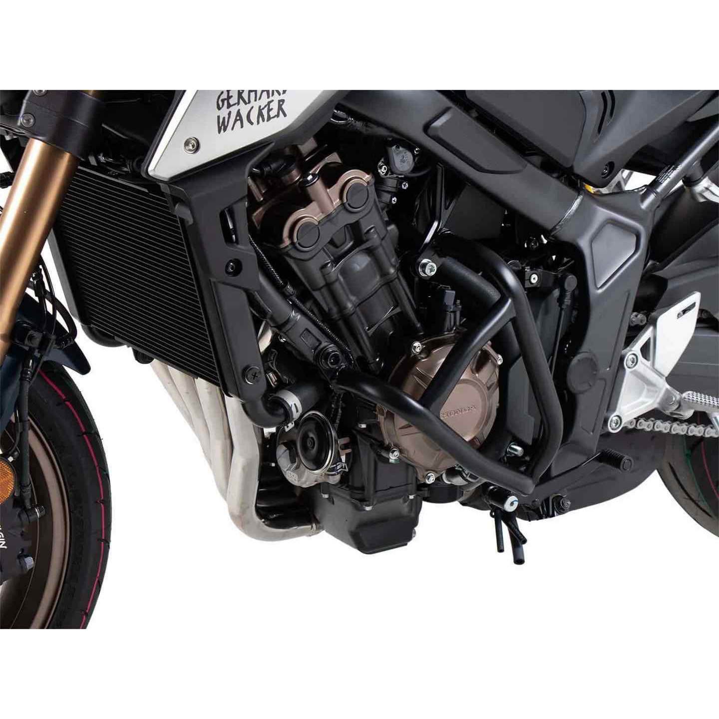 5089518 00 01 エンジンプロテクションバー "Solid" ブラック for Honda CB 650 R (2019-2020) 1個 HEPCO&BECKER (ヘプコ&ベッカー) 【通販モノタロウ】