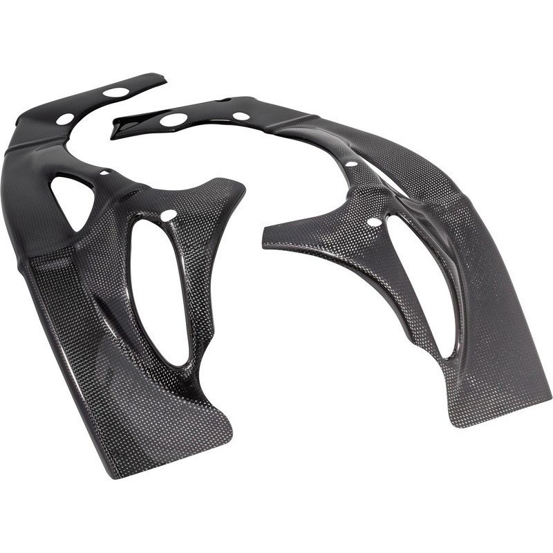 CARY9750 カーボン フレームプロテクション(ペア) LIGHTECH (ライテック) 適合車種YAMAHA R1 (2009-2014)   CARY9750