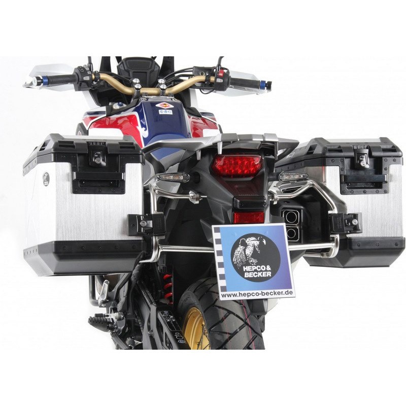 651994 00 22-00-40 カットアウト・サイドケースキャリア左右セット(ステンレス製)+カットアウトXplorerサイドケース左右セットCRF1000L アフリカツイン 1個 HEPCO&BECKER (ヘプコ&ベッカー) 【通販モノタロウ】
