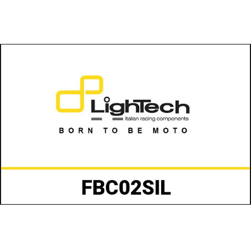 FBC02SIL クラッチ/ブレーキポンプリザーバーカバー LIGHTECH (ライテック) シルバー色   FBC02SIL