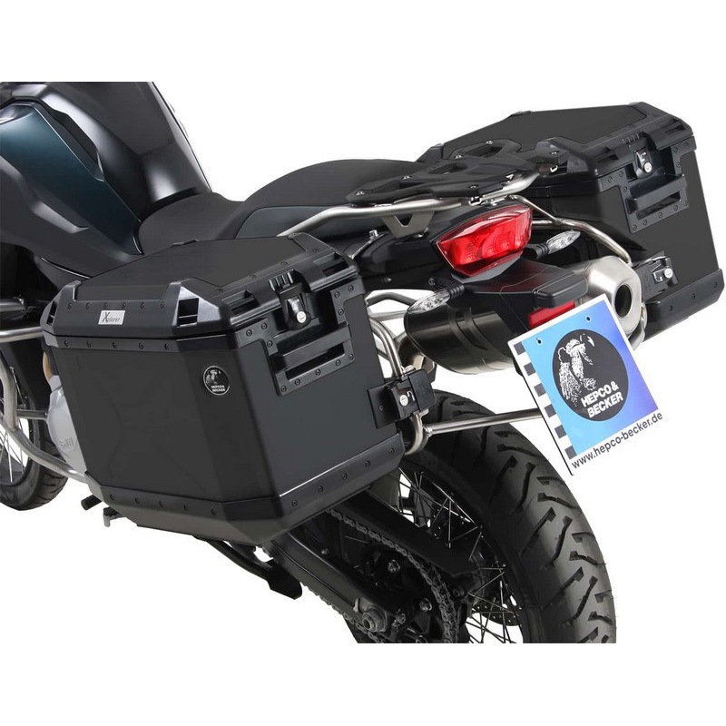 6516512 00 22-01-40 サイドキャリア カットアウト ステンレス Xplorer ブラック サイドボックス付 BMW F 750 GS (2018-) 1個 HEPCO&BECKER (ヘプコ&ベッカー) 【通販モノタロウ】