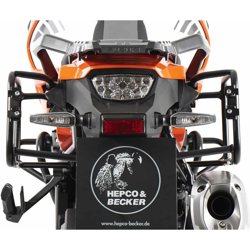 6533544 00 01 サイドキャリア パーマネントマウント - ブラック Suzuki V-Strom 1050/XT (2020-) 1個 HEPCO&BECKER (ヘプコ&ベッカー) 【通販モノタロウ】