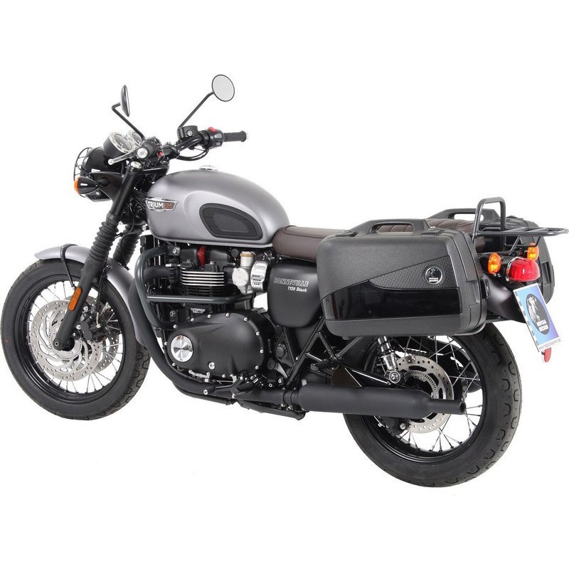 6537544 00 02 サイドキャリア パーマネントマウント クロム Triumph Bonneville T 120 / ブラック 2016- 1個 HEPCO&BECKER (ヘプコ&ベッカー) 【通販モノタロウ】