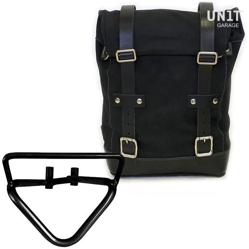U001+3004DX-Black-Black サイドパニアケース Canvas + 右 サブ