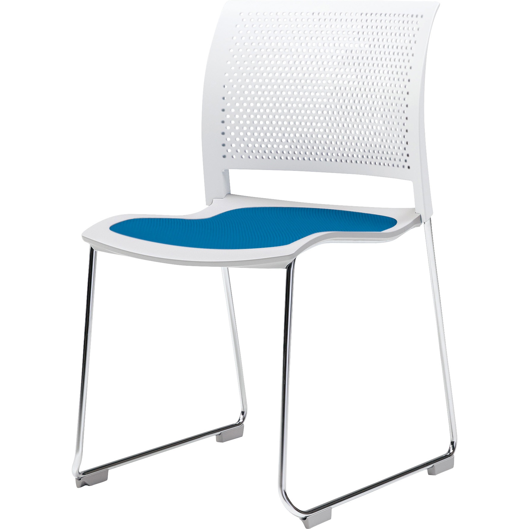 K11-E34-PWEW1 会議用イス スプライン サークル脚タイプ(配送・設置サービス付き) コクヨ スタッキング可 樹脂 ホワイト 質量3.4kg 高さ815mm幅475mm奥行550mm  K11-E34-PWEW1