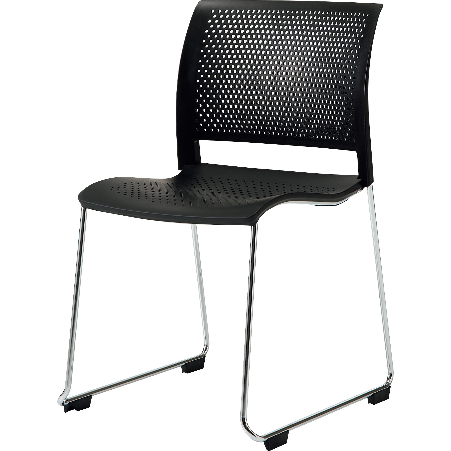 『SOFTLINE』ソフトライン スタッキングチェア チェア RWcha27 K11-M30-BK1 会議用イス スプライン サークル脚タイプ(配送・設置