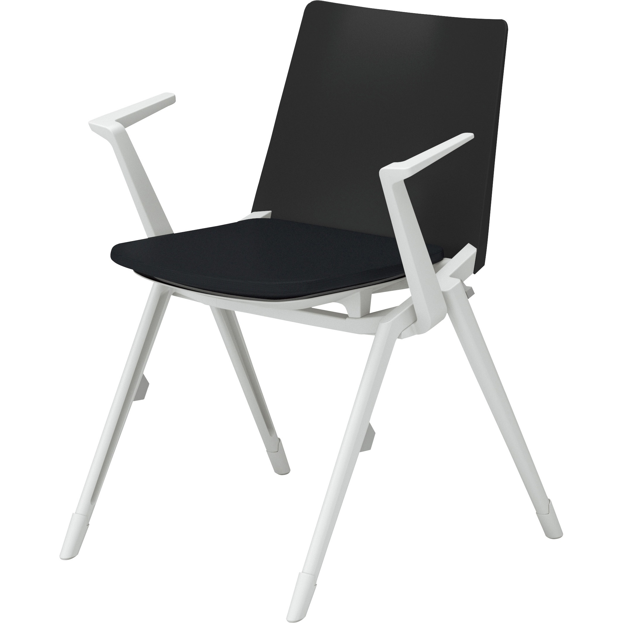 K12-W011CZ-G439391 会議用イス スタッカ 固定脚(配送・組立サービス付き) コクヨ スタッキング可 肘掛あり アッシュターコイズ 高さ768mm幅628mm奥行578mm  K12-W011CZ-G439391