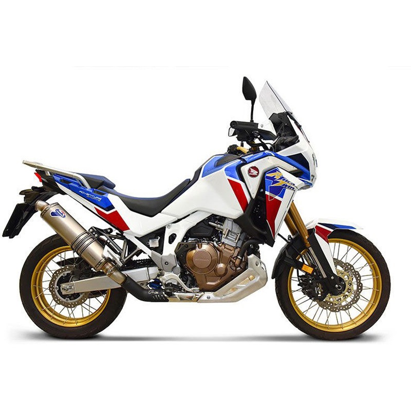 H16608040ITI サイレンサーキット HOMOLOGATED， ステンレス， チタン， EU Homologated Termignoni (テルミニョーニ) 適合車種HONDA CRF 1100L AFRICA TWIN (2020-2022)