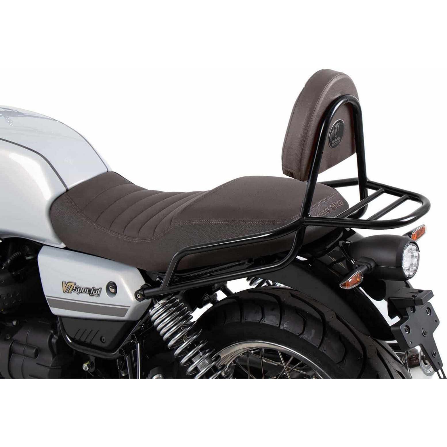 611556 01 01 シーシーバー with リアラック， ブラウン， MotoGuzzi V7 Special / Stone/Centenario/Special Edition 1個 HEPCO&BECKER (ヘプコ&ベッカー) 【通販モノタロウ】