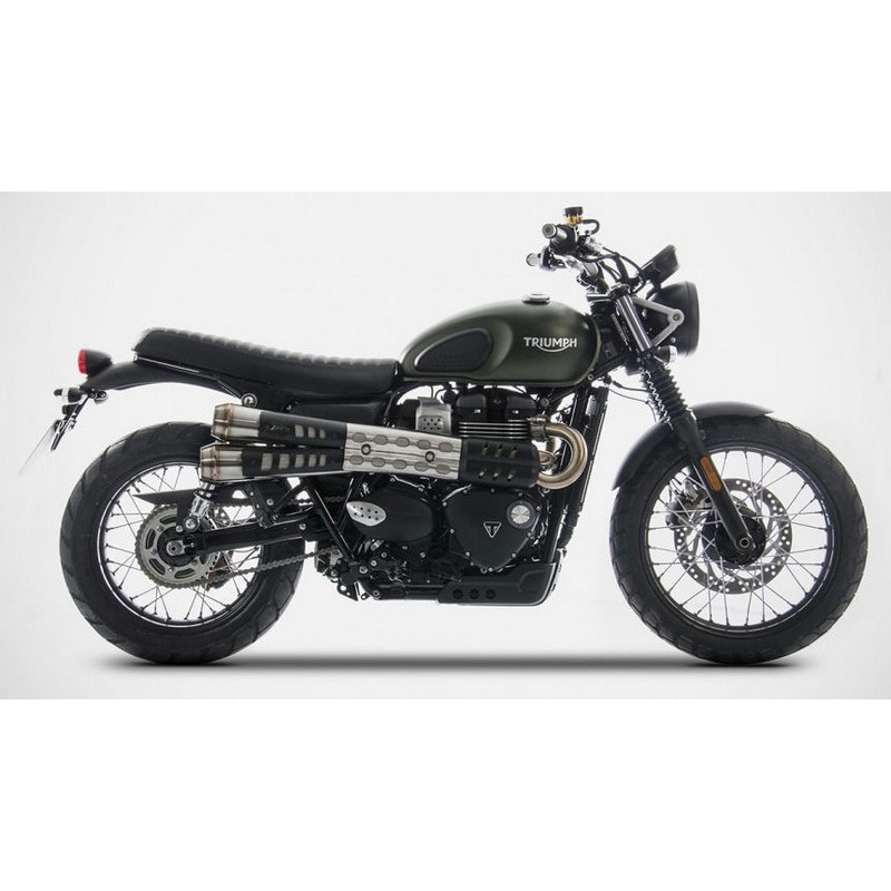 ZTPH088SSR ステンレス RACING スリップオン ZARD (ザード) 適合車種TRIUMPH STREET SCRAMBLER (2017-2019)   ZTPH088SSR