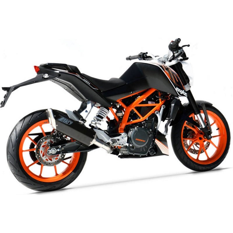 ZKTM224APR ステンレススチール -ALU レーシング スリップオン KTM DUKE 390 (2010-2012) 1個 ZARD (ザード) 【通販モノタロウ】