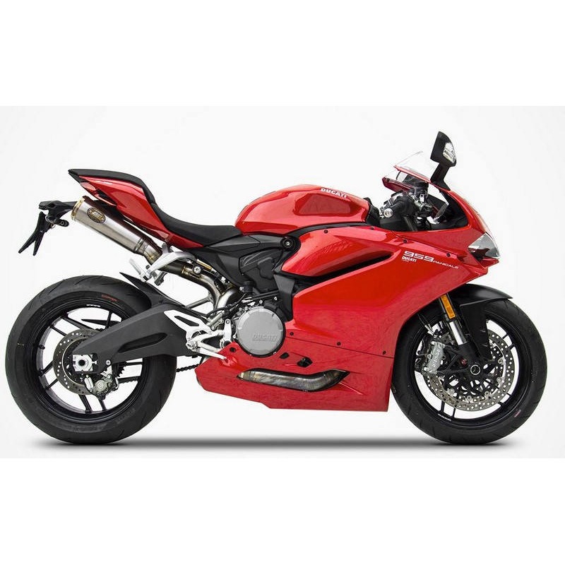 ZD959STKR ステンレススチール ヘッダキット + チタン スリップオン DUCATI 959 PANIGALE ALL VERSIONS 1個 ZARD (ザード) 【通販モノタロウ】