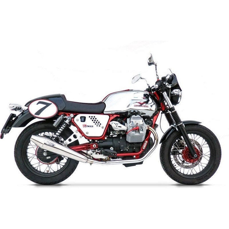 ZG075SSR ステンレススチール レーシング スリップオン MOTO GUZZI V7 Cafe RACER/CAF3 CLASSIC (2009-2012) 1個 ZARD (ザード) 【通販モノタロウ】
