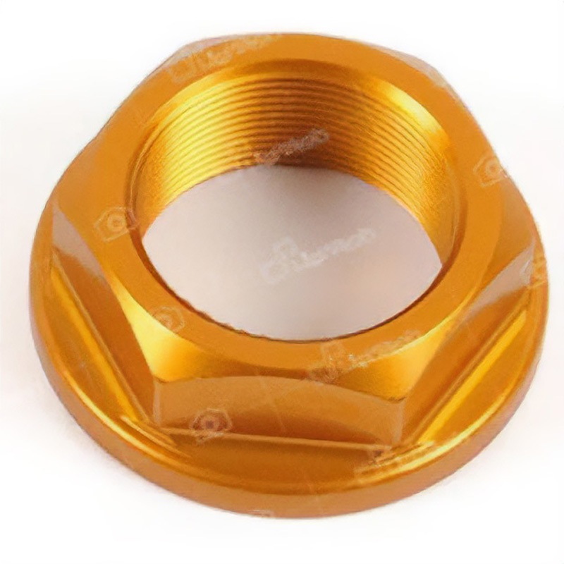 D011ORO スペシャルナット16 X 1，50 ERGAL LIGHTECH (ライテック) ゴールド色   D011ORO