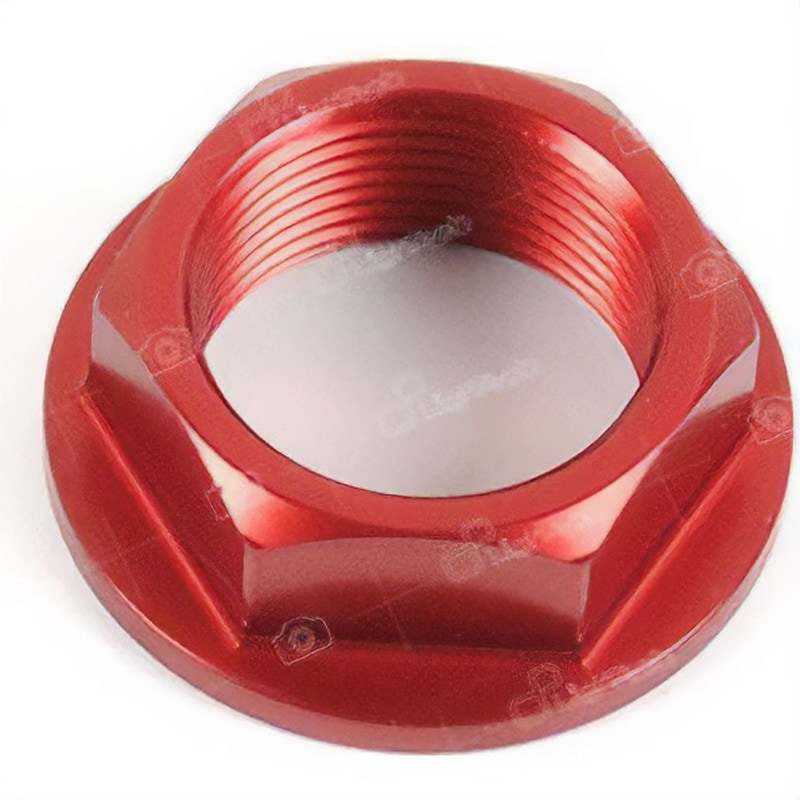 D023ROS スペシャルナット35X 1，5 ERGAL (CONTACT SURFACE D=55) LIGHTECH (ライテック) レッド色   D023ROS
