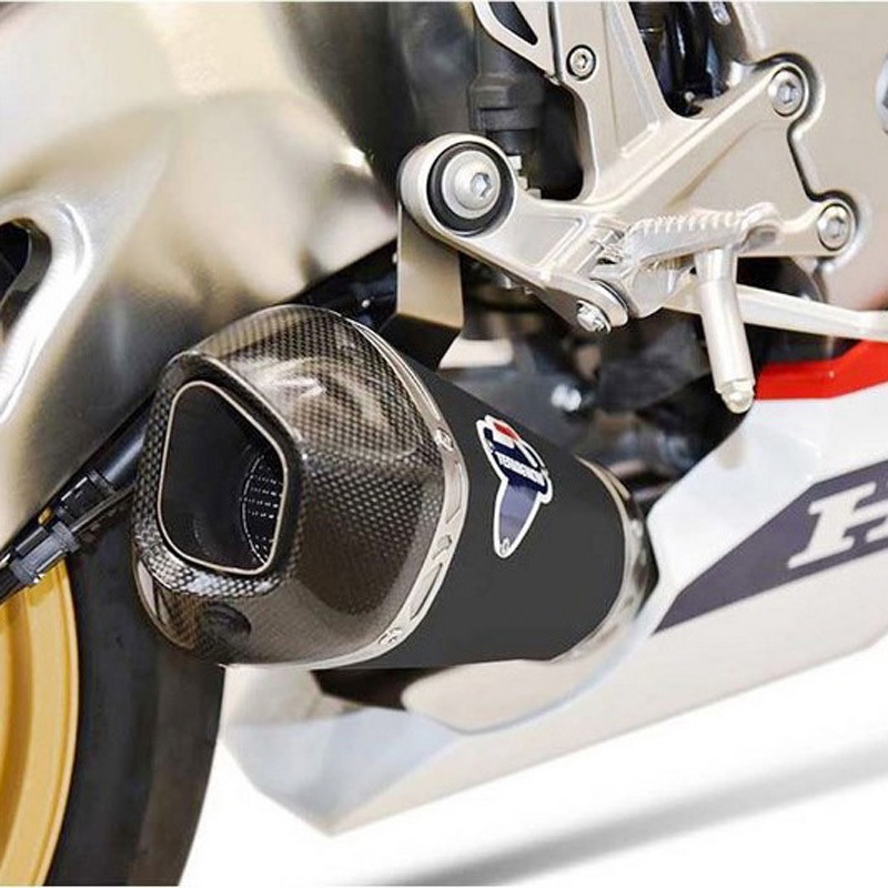 H162094SO09 スリップオン CONICAL BLACK + コレクター ステンレス， チタン， Racing， Without Catalyzer Termignoni (テルミニョーニ) 適合車種HONDA CBR 1000 COMPLETE SYSTEM (2017-2019)