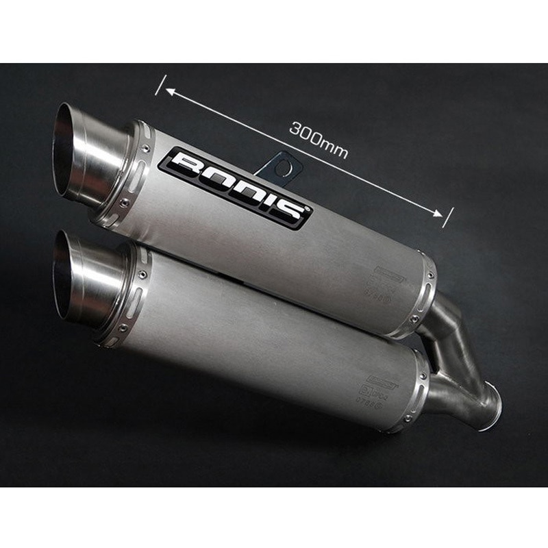 HVFR1200-003 スリップオン ステンレス(シルバー・ブラッシュト) GPC-X2 for VFR1200F (10-) EU公道走行可 1個 BODIS (ボディス) 【通販モノタロウ】