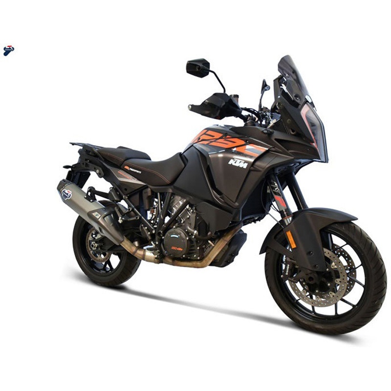 KT1908040IIC スリップオン-Homologated Exhaust ステンレス チタン Matt Grey Termignoni (テルミニョーニ) 適合車種KTM SUPER ADVENTURE 1290 (2019-2020)
