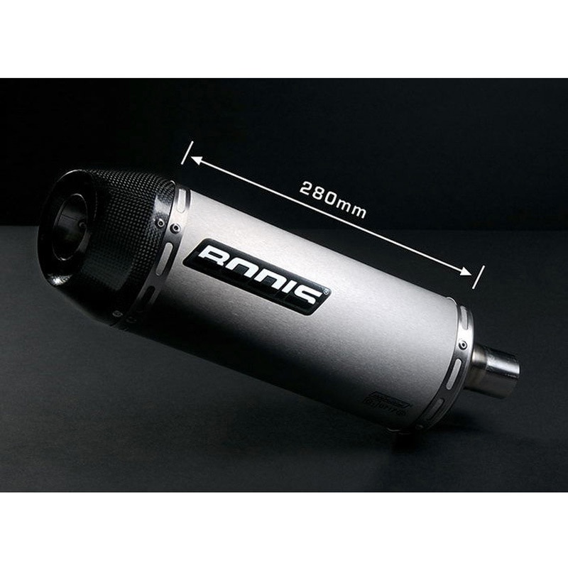 TSTT675-001 スリップオン-set 3-2 オーバル-TEC， Stainless Steel Brushed， Catalyzer : Original， EU Homologated BODIS (ボディス) 適合車種TRIUMPH Street Triple (2007-2012)