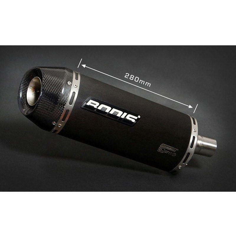 TSTT675-002 スリップオン-set 3-2 オーバル-TEC， ステンレスブラック， Catalyzer : Original， EU Homologated BODIS (ボディス) 適合車種TRIUMPH Street Triple (2007-2012) 109,900円