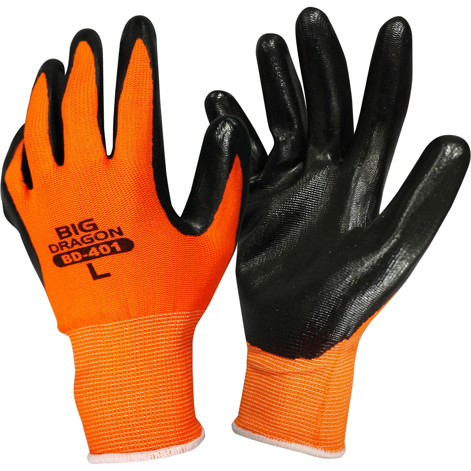 7057 BD-401 ニトリル手袋 富士グローブ 13ゲージ 10双入 ポリエステル