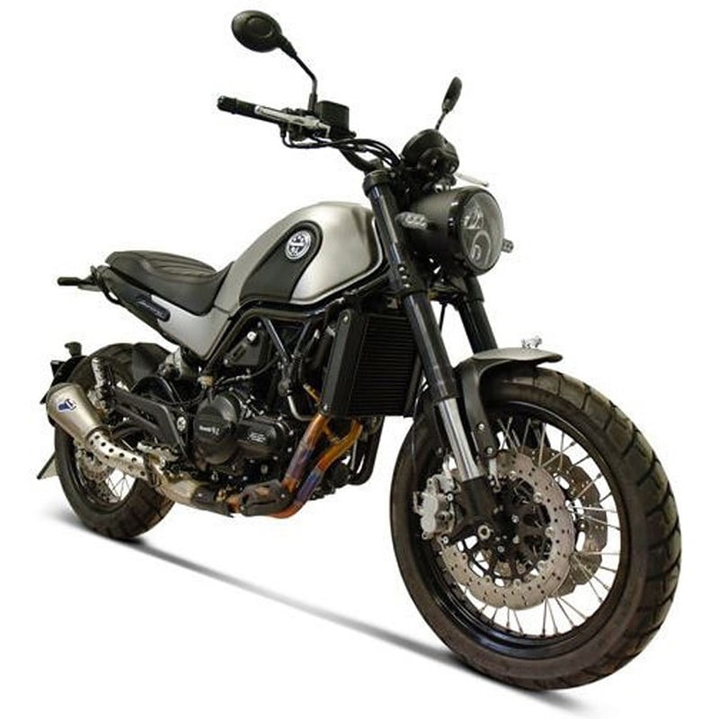 BE04094SO01 スリップオンコニカル+リンク+ヒートシールド チタン チタンスリーブ Termignoni (テルミニョーニ) 適合車種BENELLI LEONCINO (2018-2020)