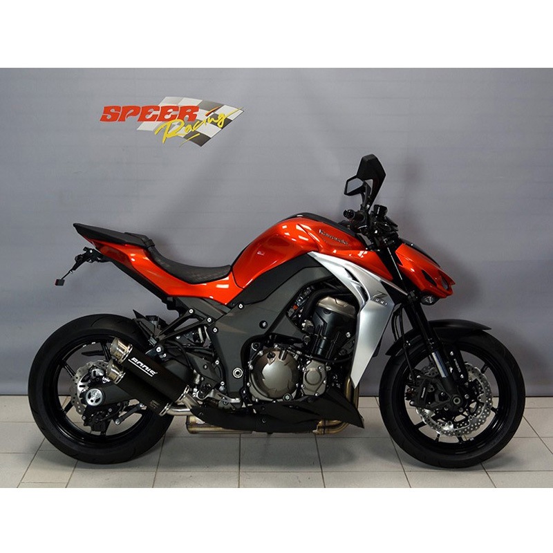 KZ1000-009 スリップオンマフラー 4-4 ステンレス-ブラック- GPX2