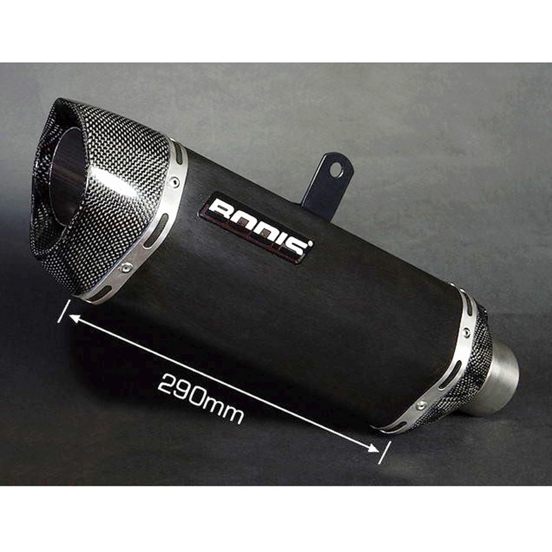 HNC700-001 スリップオンマフラー ステンレス Black P-TECII NC700 (12-14) ヨーロッパ公道走行認可 1個 BODIS (ボディス) 【通販モノタロウ】