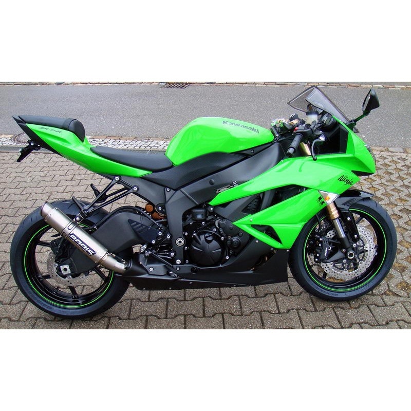 KZX10R-042 スリップオンマフラー ステンレス/フルチタン GP1 NINJA ZX